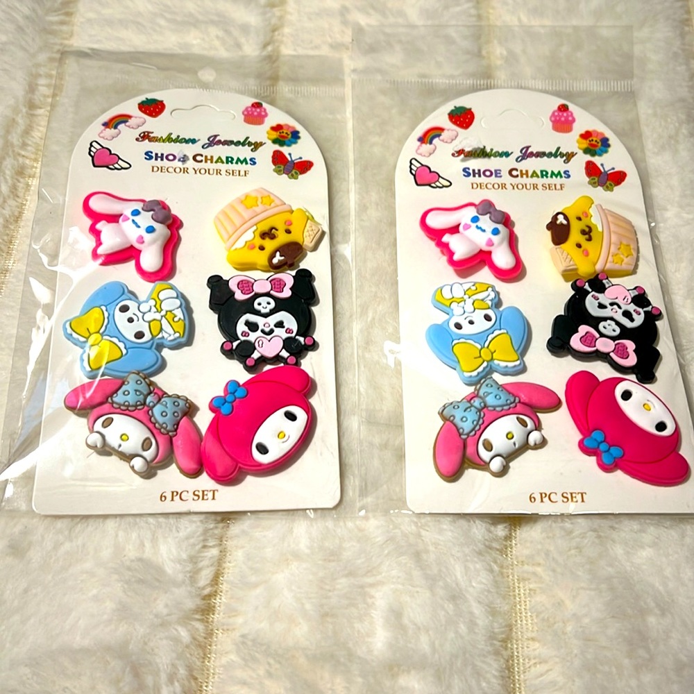 Hello kitty shoe charms new set of 2